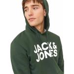 Grüne Jack & Jones Herrenhoodies & Herrenkapuzenpullover Größe L 