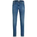 Reduzierte Blaue Jack & Jones Skinny Jeans aus Baumwollmischung für Herren Weite 30, Länge 34 