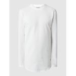 Weiße Langärmelige Jack & Jones Bio Herrenpoloshirts & Herrenpolohemden aus Baumwolle Größe XL 