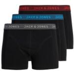 Dunkelgraue Jack & Jones Herrenboxershorts aus Baumwolle Größe XXL 3-teilig 
