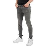 Reduzierte Graue Jack & Jones Skinny Jeans aus Baumwolle für Herren Größe L 