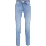 Reduzierte Pastellblaue Jack & Jones Slim Fit Jeans aus Baumwolle für Herren Weite 33 