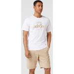 Reduzierte Weiße Halblangärmelige Jack & Jones Premium T-Shirts aus Baumwolle für Herren Größe M 
