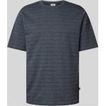 Marineblaue Gestreifte Jack & Jones Premium T-Shirts für Herren Größe M 