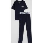 Reduzierte Marineblaue Jack & Jones Kurze Kinderschlafanzüge aus Baumwolle für Jungen Größe 128 