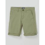 Reduzierte Grüne Jack & Jones Chino Shorts für Kinder mit Reißverschluss aus Baumwolle Größe 146 