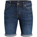 Dunkelblaue Jack & Jones Rick Jeans-Shorts aus Denim für Herren Größe S 