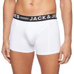 Beige Unifarbene Jack & Jones Herrenboxershorts aus Baumwollmischung enganliegend Größe XL 