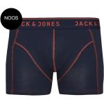 Blaue Jack & Jones Herrenboxershorts aus Baumwollmischung enganliegend Größe XXL 