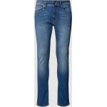Blaue Unifarbene Jack & Jones Liam Bio Skinny Jeans aus Denim für Herren Größe XXL Weite 31, Länge 34 