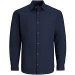 Reduzierte Blaue Casual Jack & Jones Businesskleidung aus Baumwollmischung für Herren Größe M 