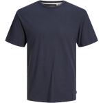 Reduzierte Blaue Unifarbene Kurzärmelige Jack & Jones T-Shirts für Herren Größe M für den für den Sommer 