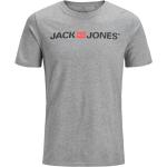 Graue Jack & Jones T-Shirts für Herren Größe S 