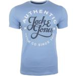 Blaue Jack & Jones T-Shirts für Herren Größe S 