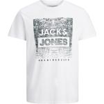Weiße Jack & Jones T-Shirts für Herren Größe L 