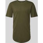 Olivgrüne Unifarbene Jack & Jones T-Shirts aus Baumwolle für Herren Größe M 