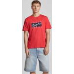 Rote Jack & Jones T-Shirts aus Baumwolle für Herren Größe XXL 
