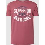 Altrosa Jack & Jones T-Shirts aus Baumwolle für Herren Größe S 