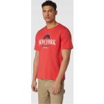 Reduzierte Rote Jack & Jones T-Shirts aus Baumwolle für Herren Größe XL 