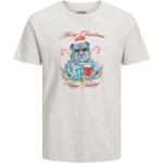 Graue Jack & Jones T-Shirts aus Baumwolle für Herren Größe 3 XL für den für den Herbst 