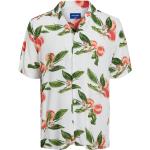 Reduzierte Bunte Tropische Kurzärmelige Jack & Jones Hawaiihemden aus Viskose für Herren Größe XXL für den für den Sommer 