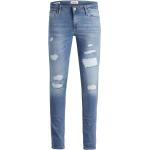 Blaue Jack & Jones Skinny Jeans aus Denim für Herren Größe XL 