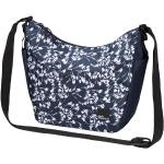 Blaue Jack Wolfskin Umhängetaschen mit Reißverschluss mit Außentaschen für Damen 