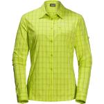 Limettengrüne Jack Wolfskin Outdoor-Hemden aus Polyamid für Damen Größe S 