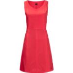 Rote Jack Wolfskin V-Ausschnitt Damenkleider Größe L 