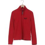 Reduzierte Rote Jack Wolfskin Damensweatshirts aus Fleece Größe S 