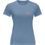 Blaue Jack Wolfskin T-Shirts für Damen Größe L 