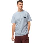 Blaue Jack Wolfskin Discover Bio T-Shirts für Herren Größe 3 XL für den für den Sommer 