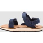 Blaue Jack Wolfskin Ecostride Bio Outdoor-Sandalen mit Riemchen aus Kork leicht für Damen Größe 37 für den für den Sommer 