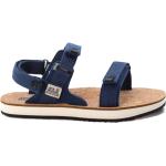 Reduzierte Blaue Jack Wolfskin Ecostride Bio Outdoor-Sandalen mit Riemchen aus Kork leicht für Damen Größe 38 für den für den Sommer 