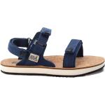 Blaue Jack Wolfskin Ecostride Bio Outdoor-Sandalen mit Riemchen aus Kork leicht für Damen Größe 42 für den für den Sommer 