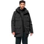 Schwarze Wasserdichte Winddichte Atmungsaktive Jack Wolfskin 3-in-1 Jacken aus Kunstfaser für Herren Größe M für den für den Winter 