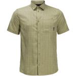 Reduzierte Olivgrüne Jack Wolfskin El Dorado Outdoor-Hemden aus Polyester für Herren Größe S 