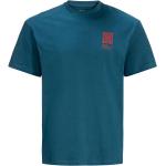 Reduzierte Blaue Langärmelige Jack Wolfskin Bio T-Shirts aus Jersey für Damen Größe M 