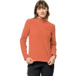 Reduzierte Orange Jack Wolfskin Stehkragen Damenfleecepullover & Damenfleeceshirts aus Fleece Größe XS 