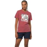 Reduzierte Rosa Langärmelige Jack Wolfskin Bio T-Shirts für Damen Größe XL für den für den Sommer 