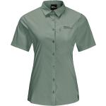 Grüne Jack Wolfskin Nachhaltige Outdoor-Hemden aus Polyamid für Damen Größe XS 