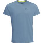 Blaue Jack Wolfskin Prelight T-Shirts für Herren Größe XL 