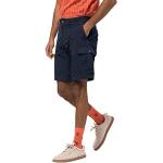Reduzierte Blaue Jack Wolfskin Canyon Cargo-Shorts für Herren Übergrößen für den für den Sommer 