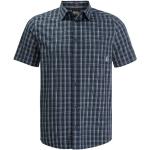 Reduzierte Blaue Jack Wolfskin Hot Springs Outdoor-Hemden aus Baumwolle für Herren Größe M 