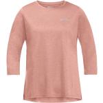 Reduzierte Rosa Jack Wolfskin Crosstrail T-Shirts aus Polyester für Damen Größe L 