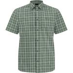 Grüne Kurzärmelige Jack Wolfskin Shirts mit Tasche mit Reißverschluss aus Polyamid für Herren Größe L für den für den Sommer 