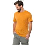 Reduzierte Orange Sportliche Langärmelige Jack Wolfskin Kammweg T-Shirts aus Jersey für Herren Größe XXL 
