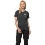 Sportliche Kurzärmelige Jack Wolfskin Kammweg T-Shirts aus Jersey für Damen Größe S 