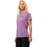 Sportliche Langärmelige Jack Wolfskin Kammweg T-Shirts aus Jersey für Damen Größe XL 