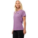 Sportliche Kurzärmelige Jack Wolfskin Kammweg T-Shirts aus Jersey für Damen Größe XL 